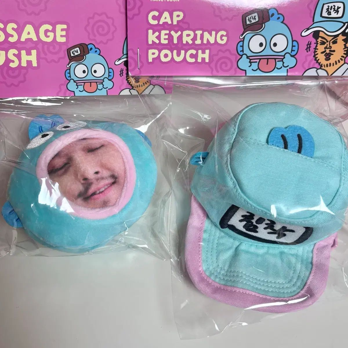 チンチャルメン ハンギョドン コラボ 音声ぬいぐるみ 帽子ポーチ