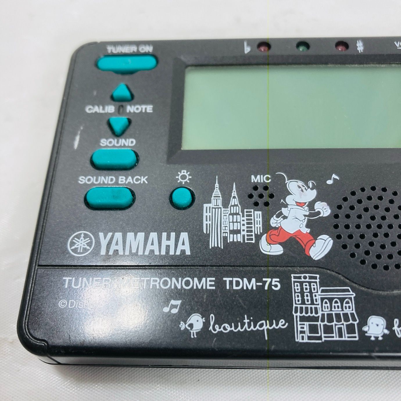YAMAHA チューナーメトロノーム TDM-75DMN3 限定ディズニーVer