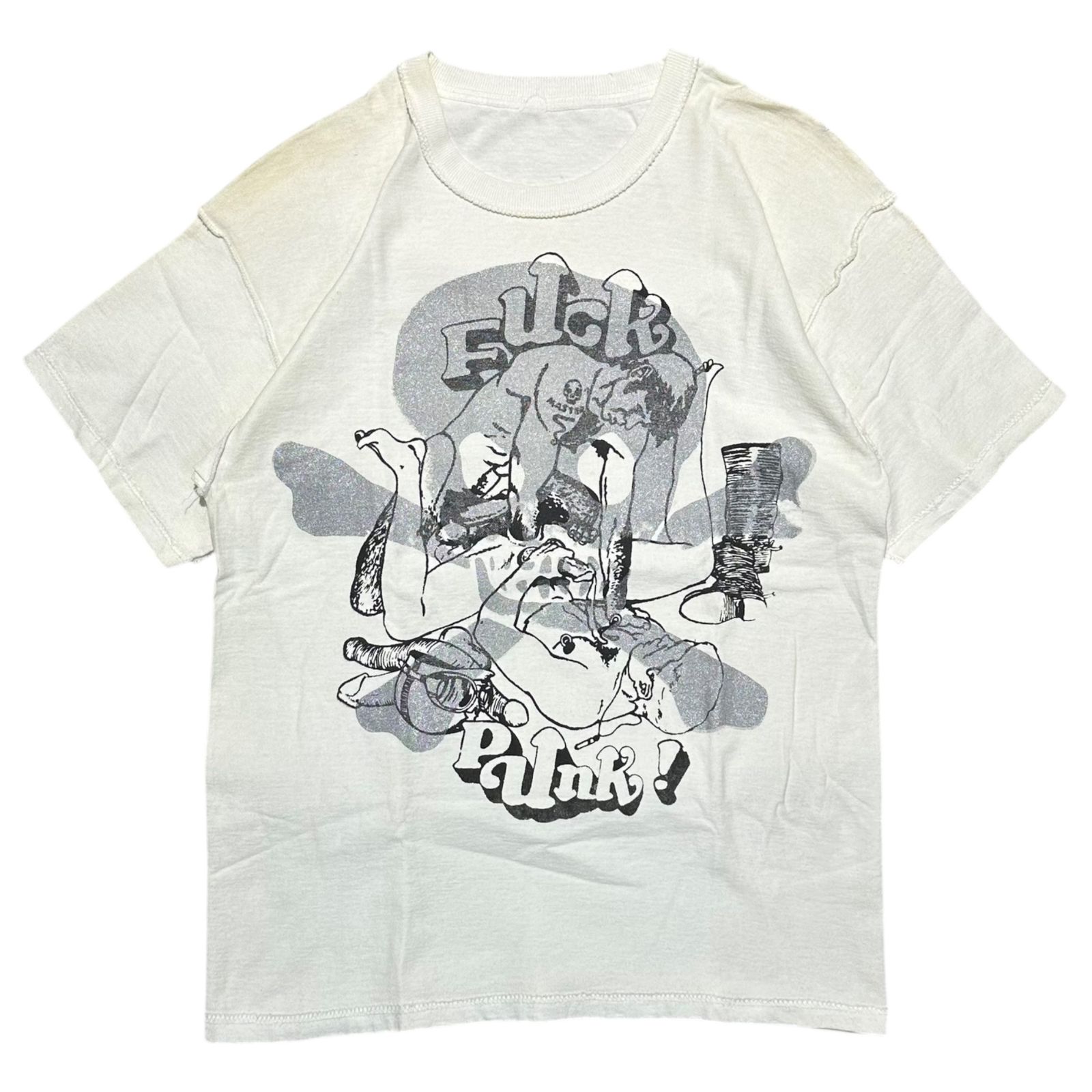 セディショナリーズ 70 s VINTAGE FUCK YOUR MOTHER TEE 70年代 ヴィンテージ ファック ユア マザー Tシャツ ピストルズ ホワイト×ブラック 鑑定書付き SEX