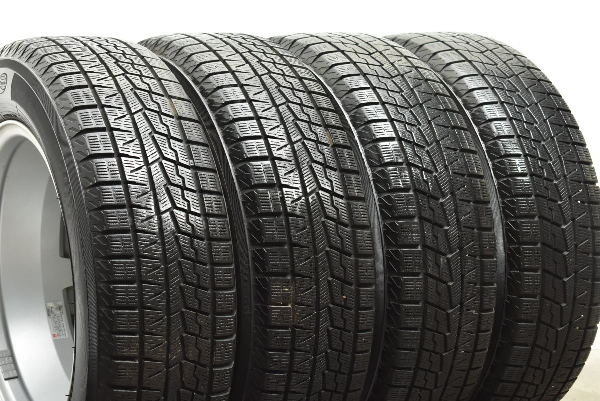  バリ溝 エステローザ 15 in 5 J 50 PCD 100 ヨコハマ アイスガード iG 70 185 65 R フィールダー アクア ヤリス ノート デミオ 15インチ タイヤ ホイールセット