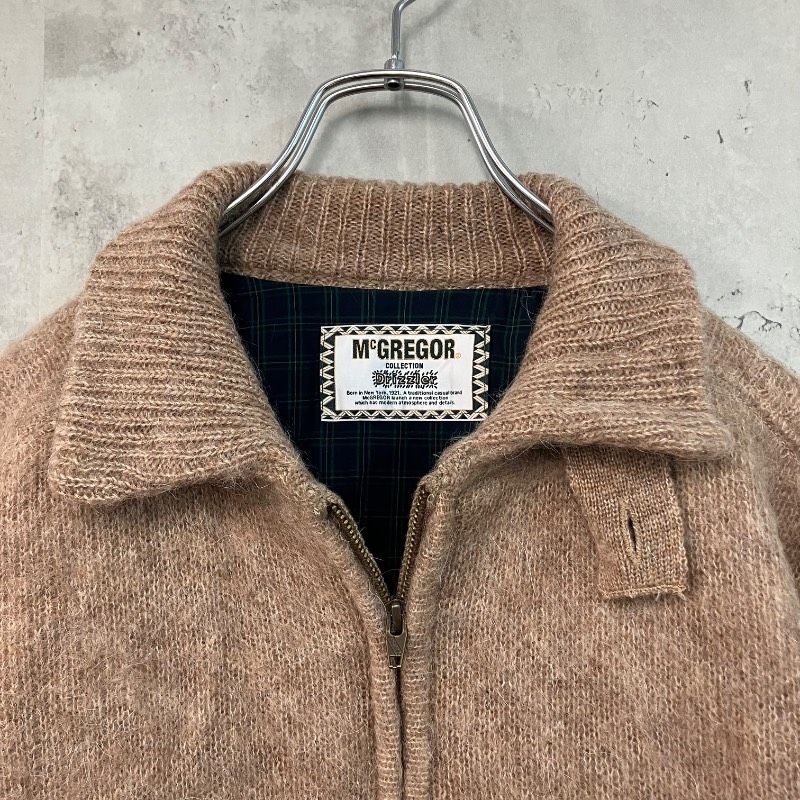 McGREGOR COLLECTION × FREAK'S STORE】モヘア混 ウールニットブルゾン