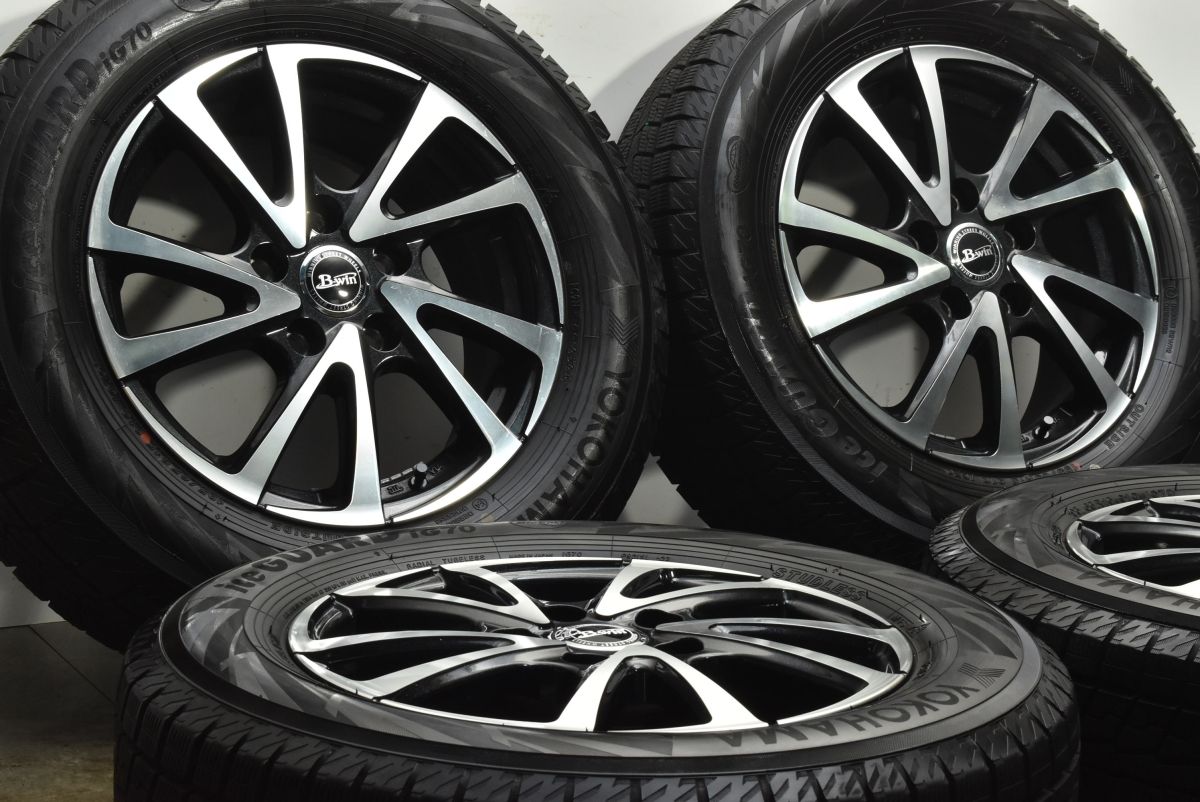 バリ溝 B WIN 15 in 6 J 50 PCD 114 3 アイスガードiG 70 195 65 R ノア ヴォクシー エスクァイア セレナ ステップワゴン アクセラ