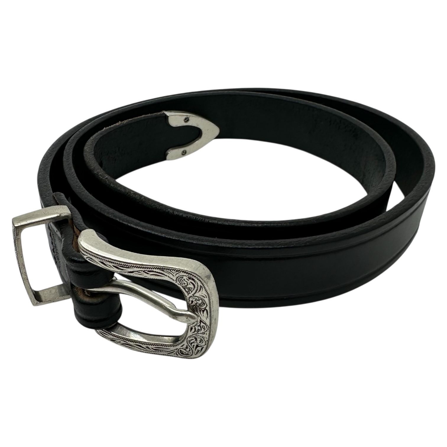 TORY LEATHER トリーレザー BEAMS 別注 1 inch Bit belt ウエスタン レザー ベルト 2919 34 ブラック