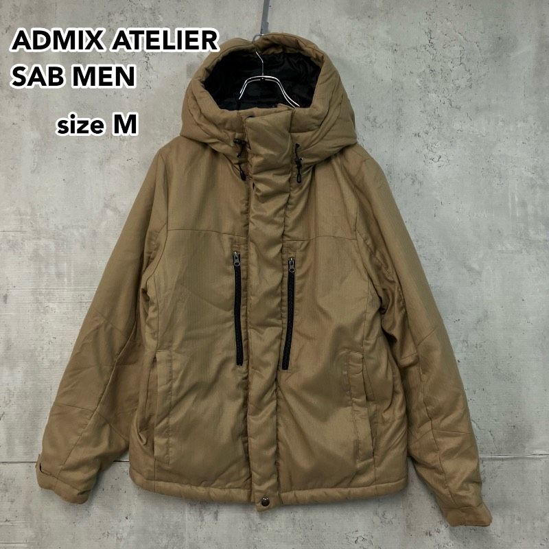 ADMIX ATELIER SAB MEN 中綿ジャケット M 48 キャメル/ベージュ 