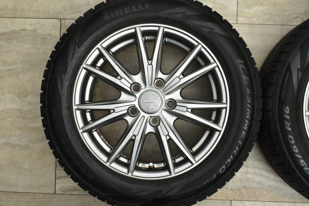 大特価】Weds VELVA 16in 6.5J +53 PCD114.3 ピレリ アイス