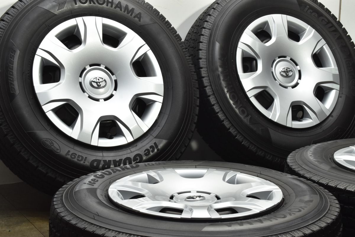 トヨタ 200系 ハイエース 15 in 6 J 35 PCD 139 7 ヨコハマ アイスガード iG 91 195 80 R 107 105 L LT レジアスエース 可