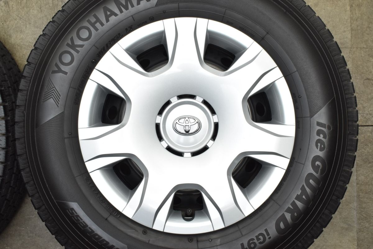  トヨタ 200系 ハイエース 15 in 6 J 35 PCD 139 7 ヨコハマ アイスガード iG 91 195 80 R 107 105 L LT レジアスエース 可 15インチ タイヤ ホイールセット