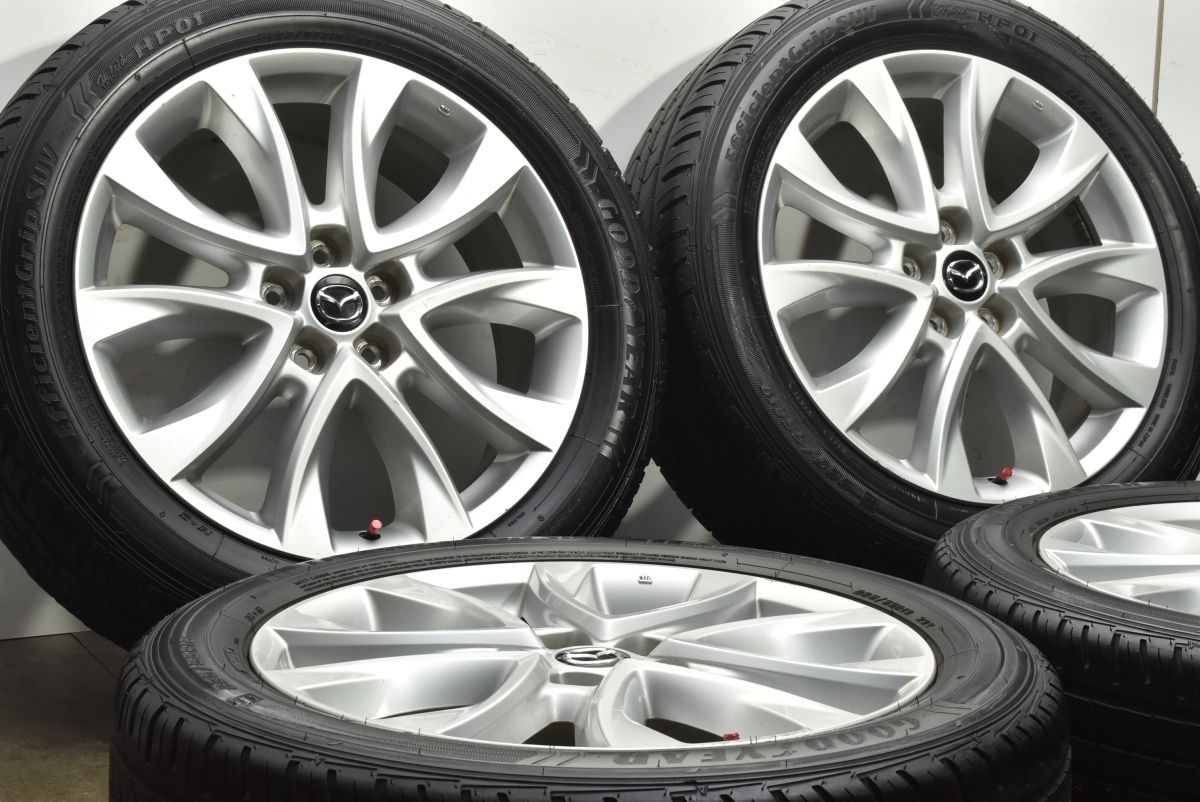 交換用に マツダ KE系 CX 5 前期 19 in 7 J 50 PCD 114 3 グッドイヤー エフィシェントグリップSUV 225 55 R 8 流用