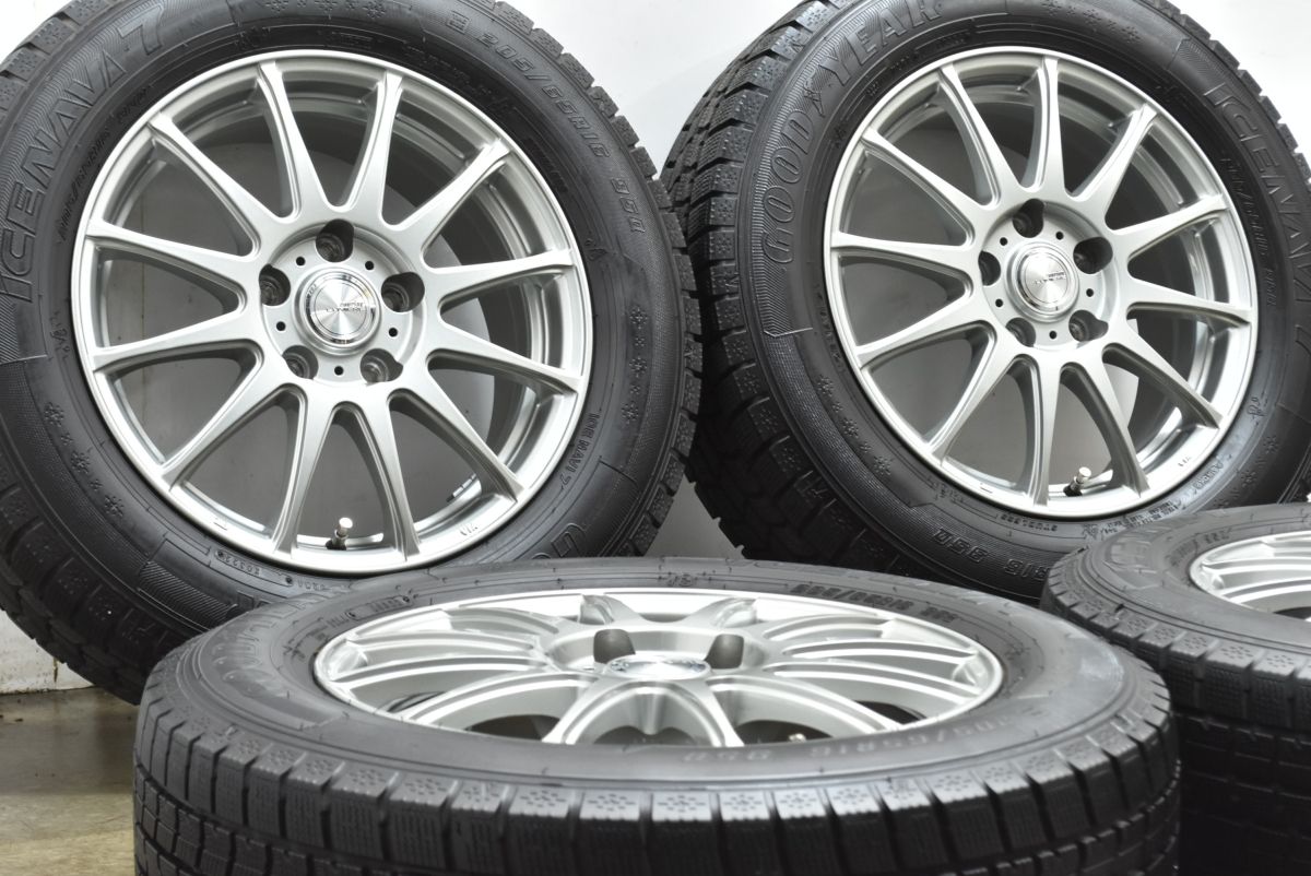 バリ溝 Weds ラブリオン 16 in 6 5 J 47 グッドイヤー アイスナビ7 205 65 R ヤリスクロス アルファード エスティマ カムリ