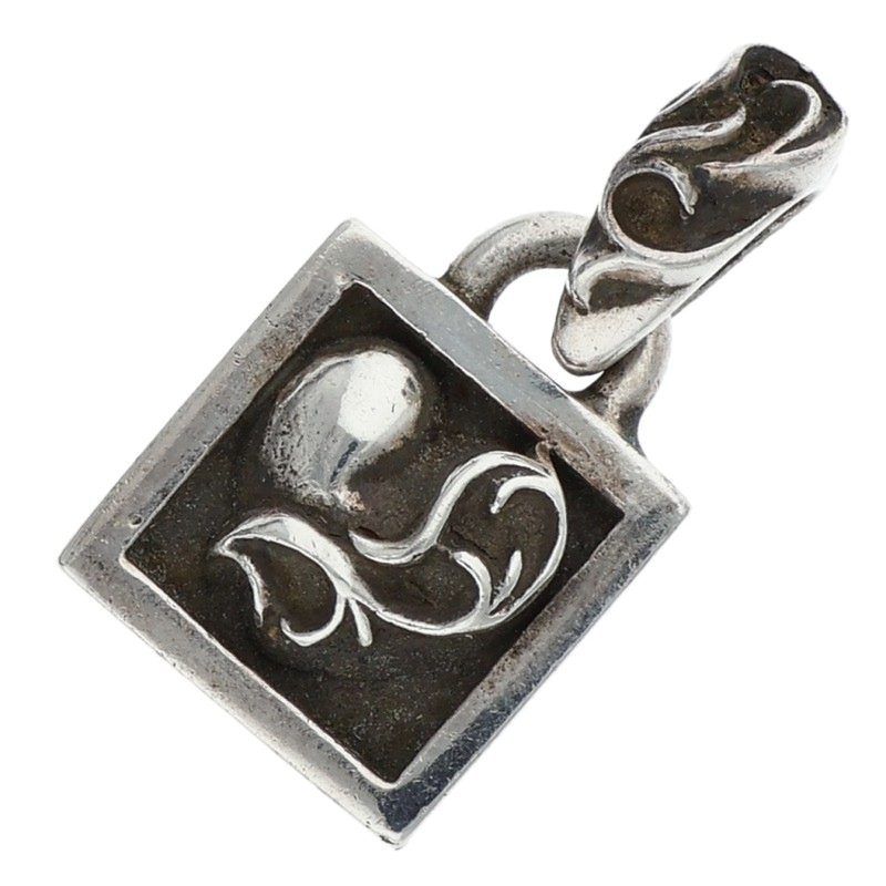 クロムハーツ FRAMED HEART/フレームドハート チャーム/シルバー