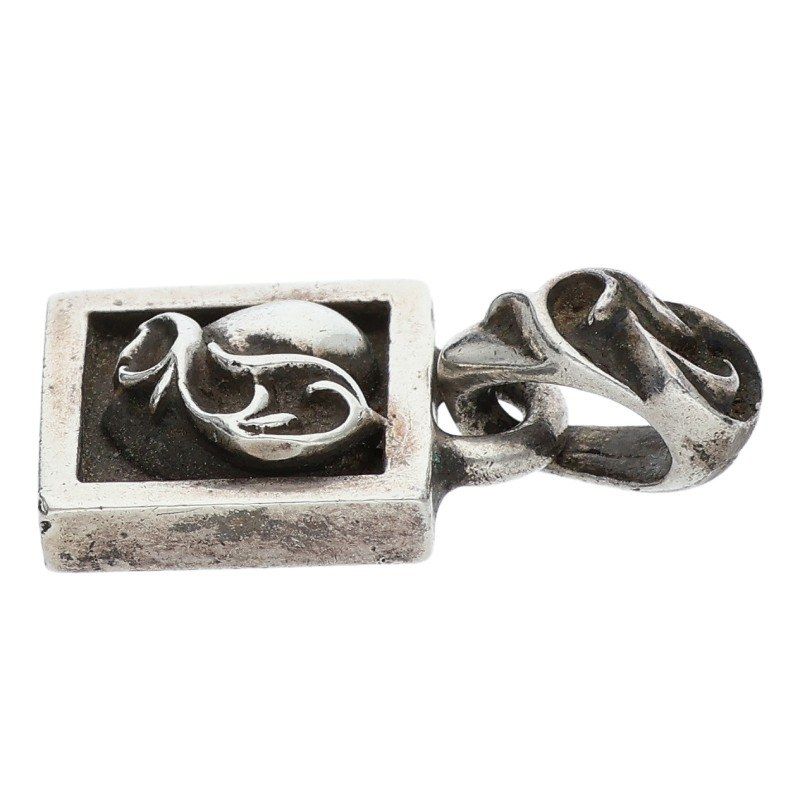 クロムハーツ FRAMED HEART/フレームドハート チャーム/シルバー