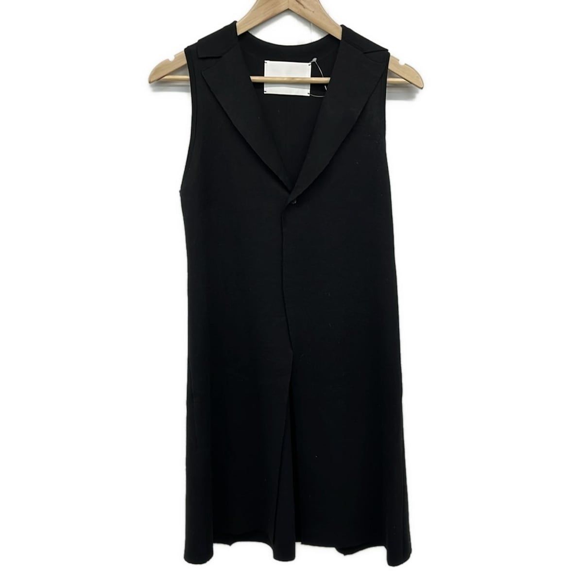 intoca. イントゥーカ ベスト サイズ1 S レディース - 黒 ニット ロング丈