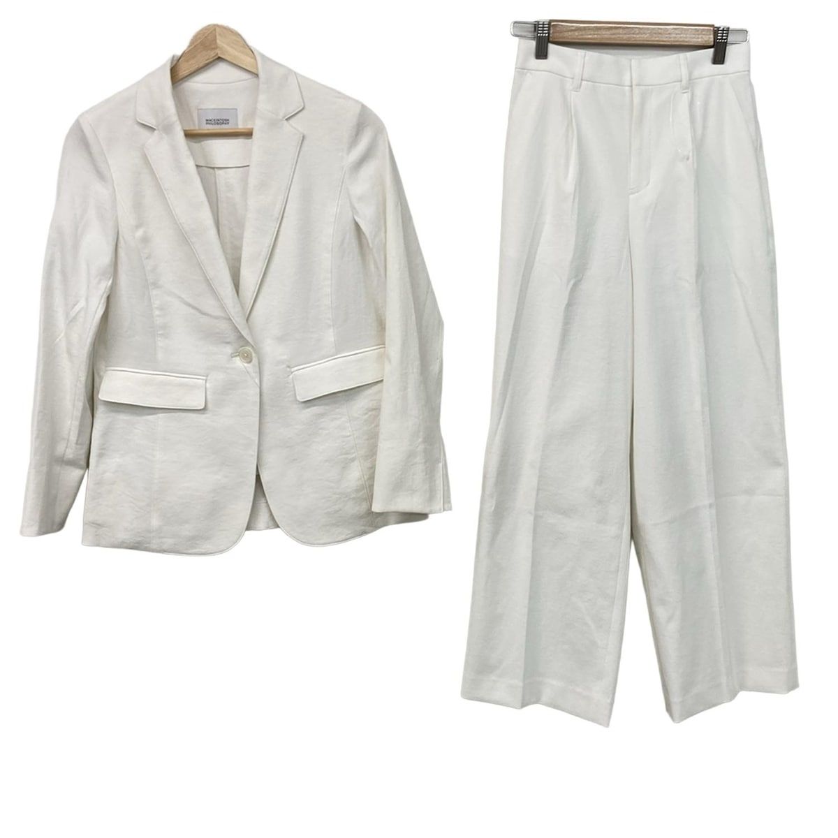 MACKINTOSH PHILOSOPHY(マッキントッシュフィロソフィー) レディースパンツスーツ レディース - 白