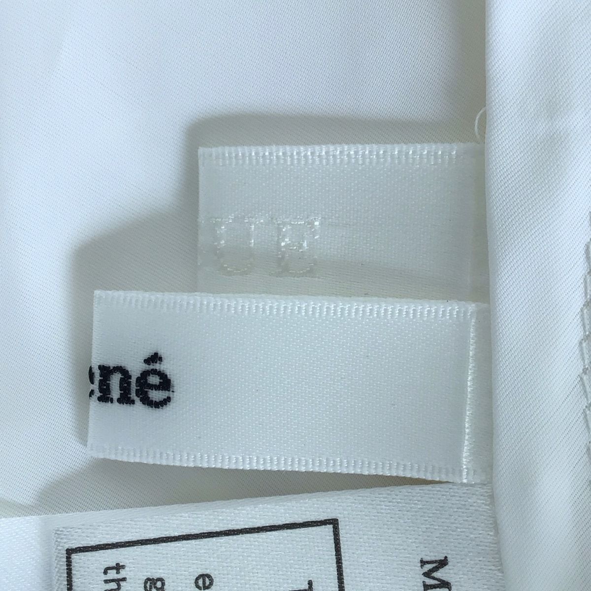 Rene(ルネ) スカート サイズ34 S レディース美品 - 白 ひざ丈/花柄