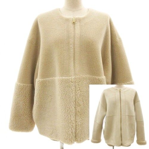 マイカ＆ディール MICA&DEAL 美品 24AW リバーシブル ボア ショート 