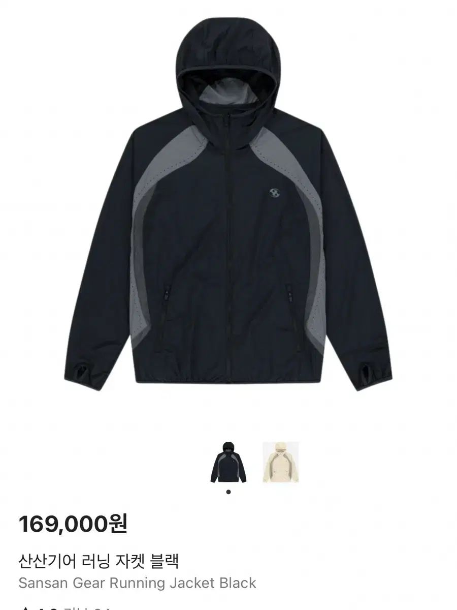 サンサンギアー SAN GEAR カルバン クライン RUNNING JACKET BLACK ウィンドブレーカー