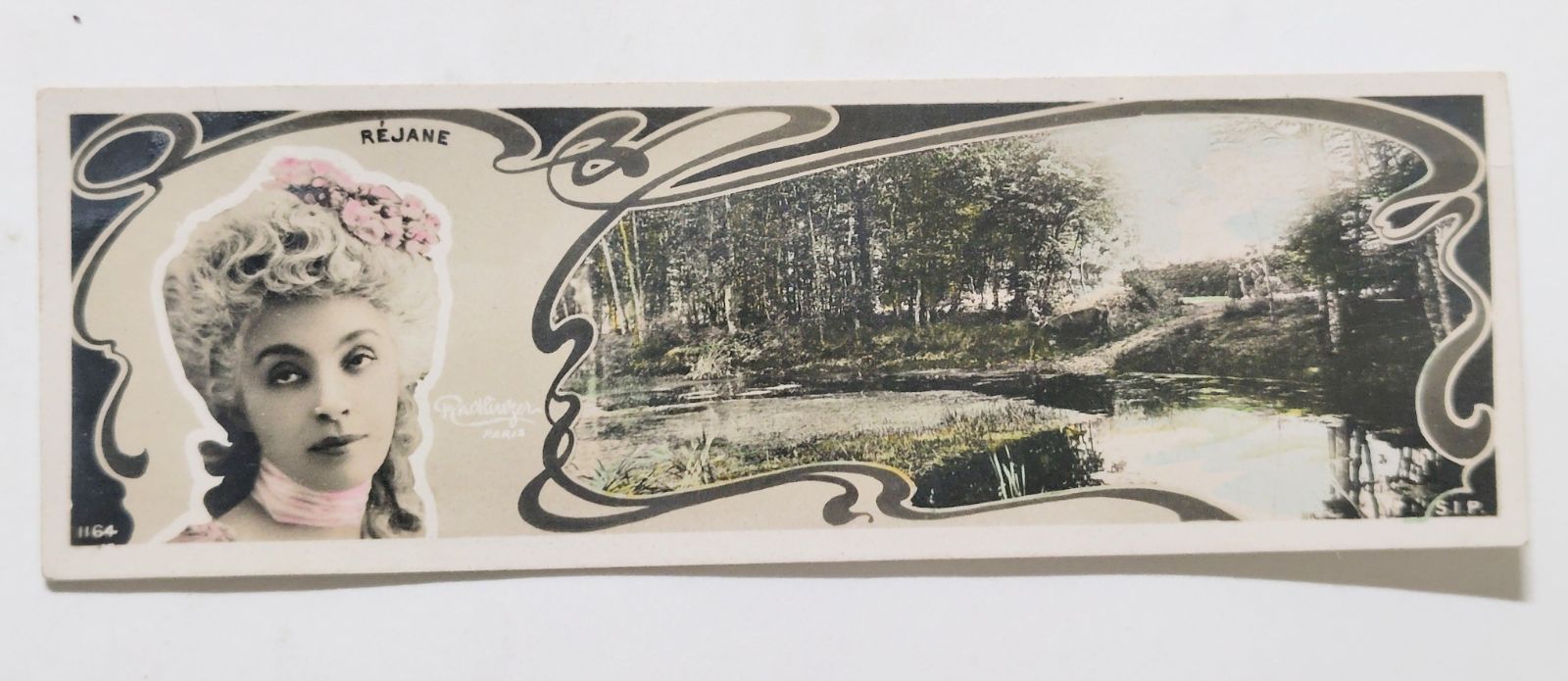 Réjaneと森のほとり ― アール・ヌーヴォーの詩曲 しおりサイズの小さな