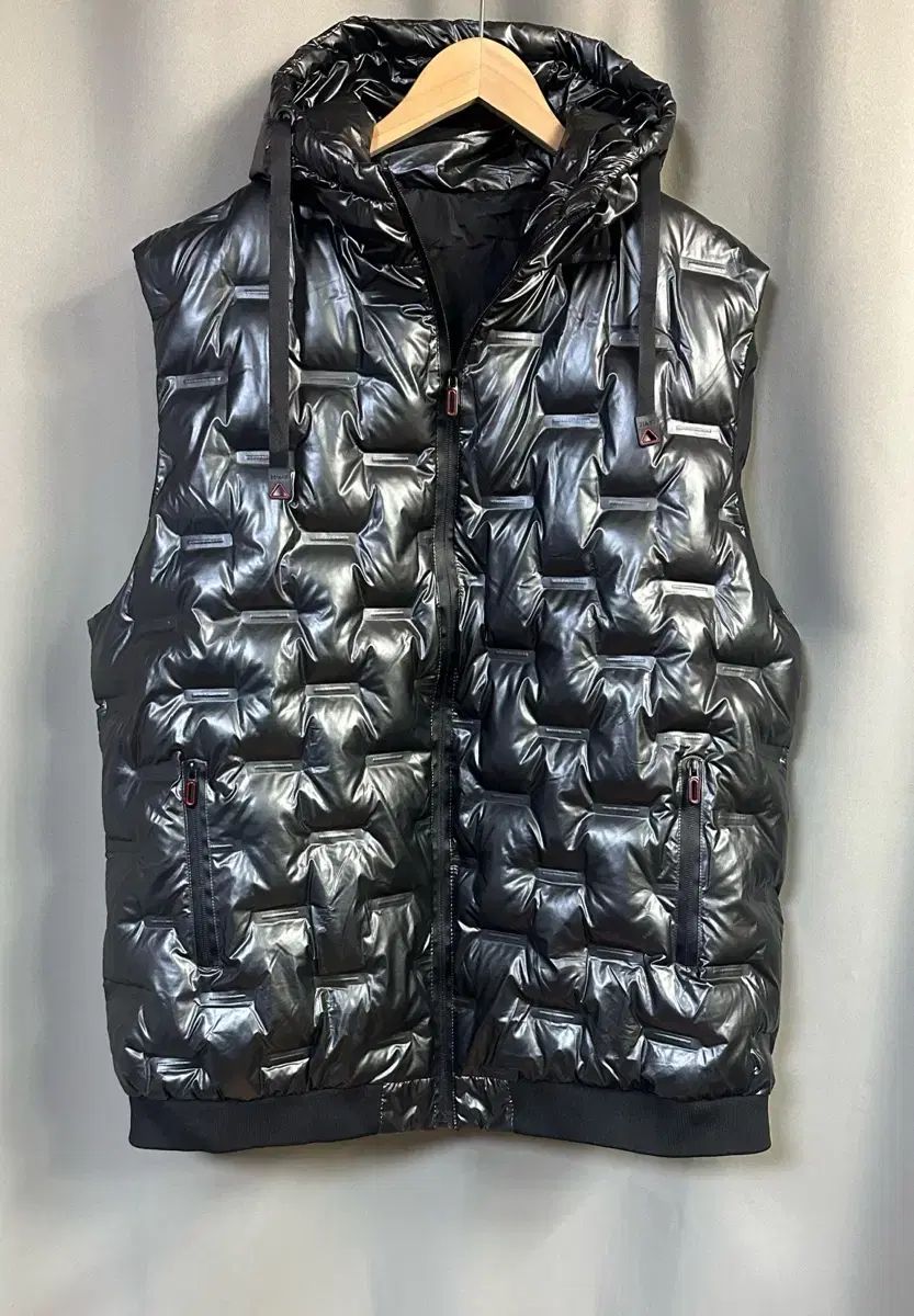 光沢 フード ダウンベスト 110 120 3 XL