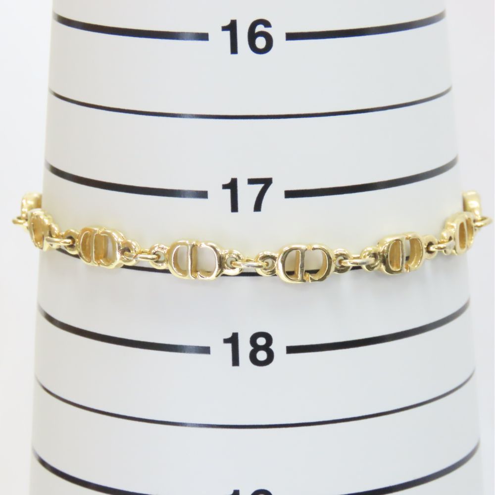 クリスチャンディオール オファー ブレスレット CD メタル ゴールド