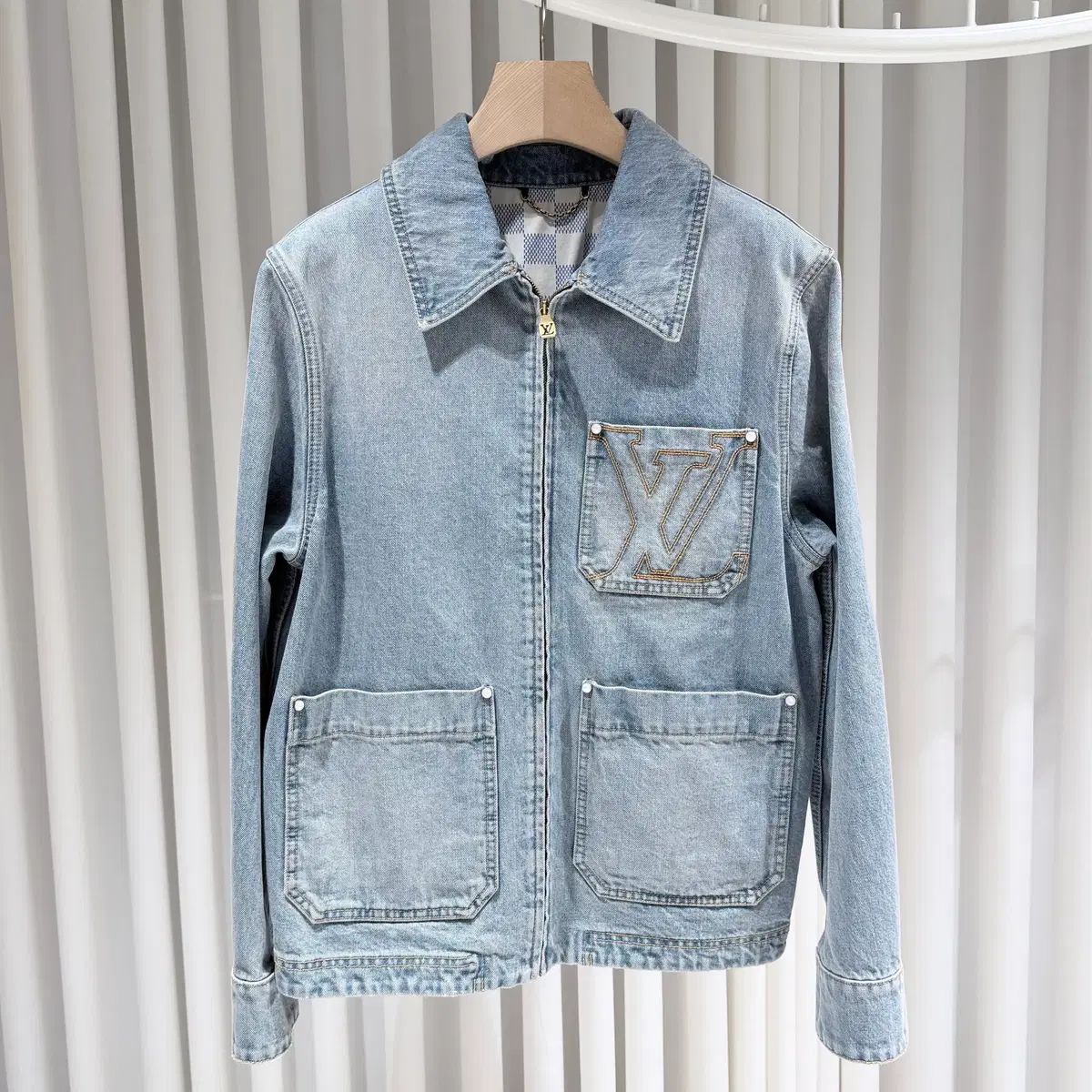 Y*マ様 LOUIS VUITTON デニムジャケット 46 46 / ルイヴィトン ワークウェア LV デニム ジャケット 新作 - メルカリ