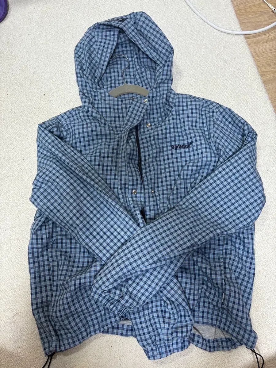 バッドブルー CHECK フード ジャケット