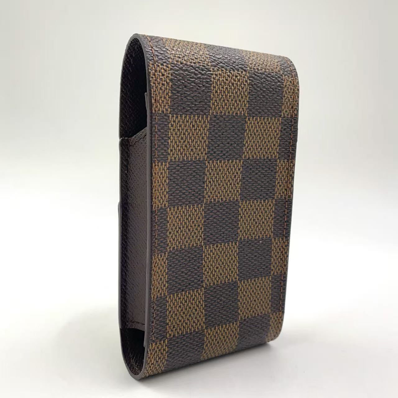 LOUIS VUITTON ダミエ エテュイ シガレットケース PVC ブラウン 小物入れ N 63024