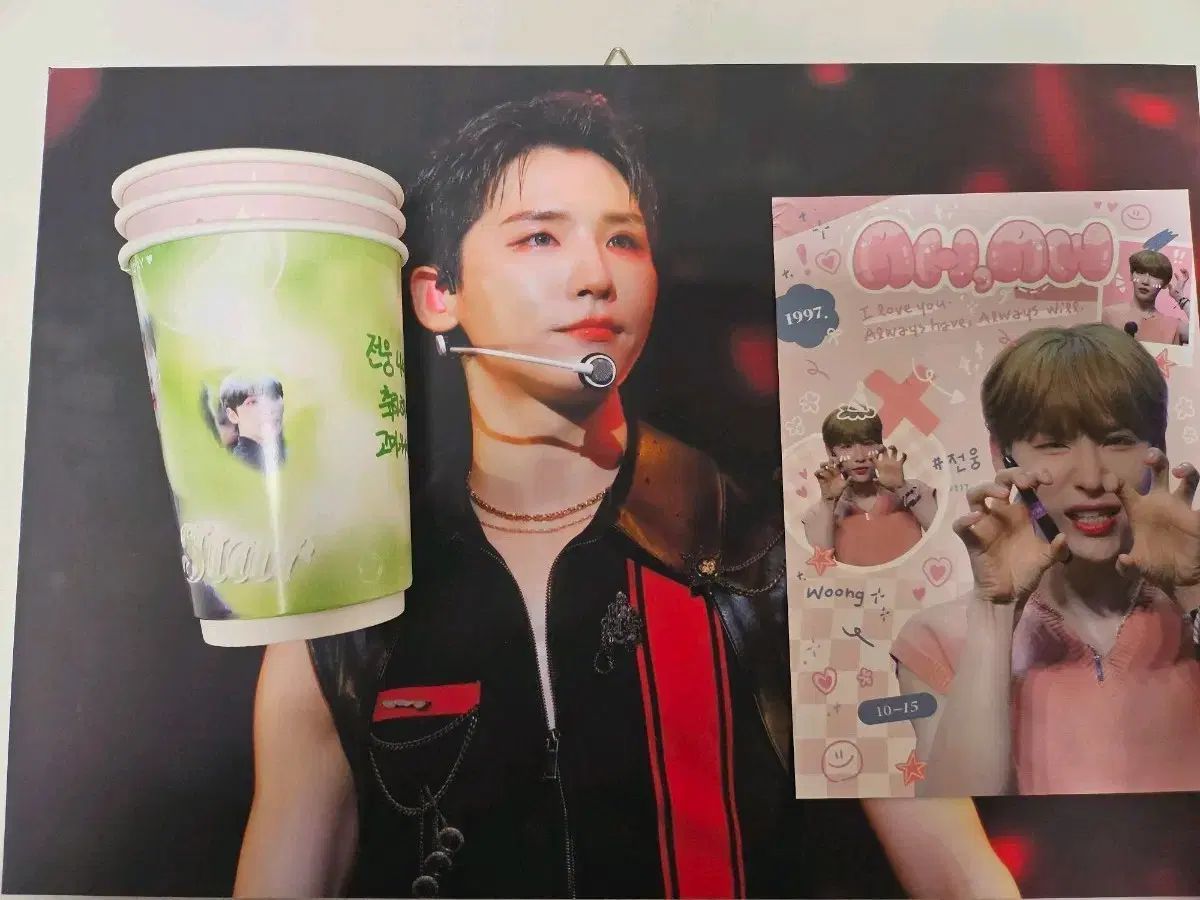 格安，限定セール AB6IX チョン・ウン(JEON WOONG) センイルカフェ 額縁 グッズ その他