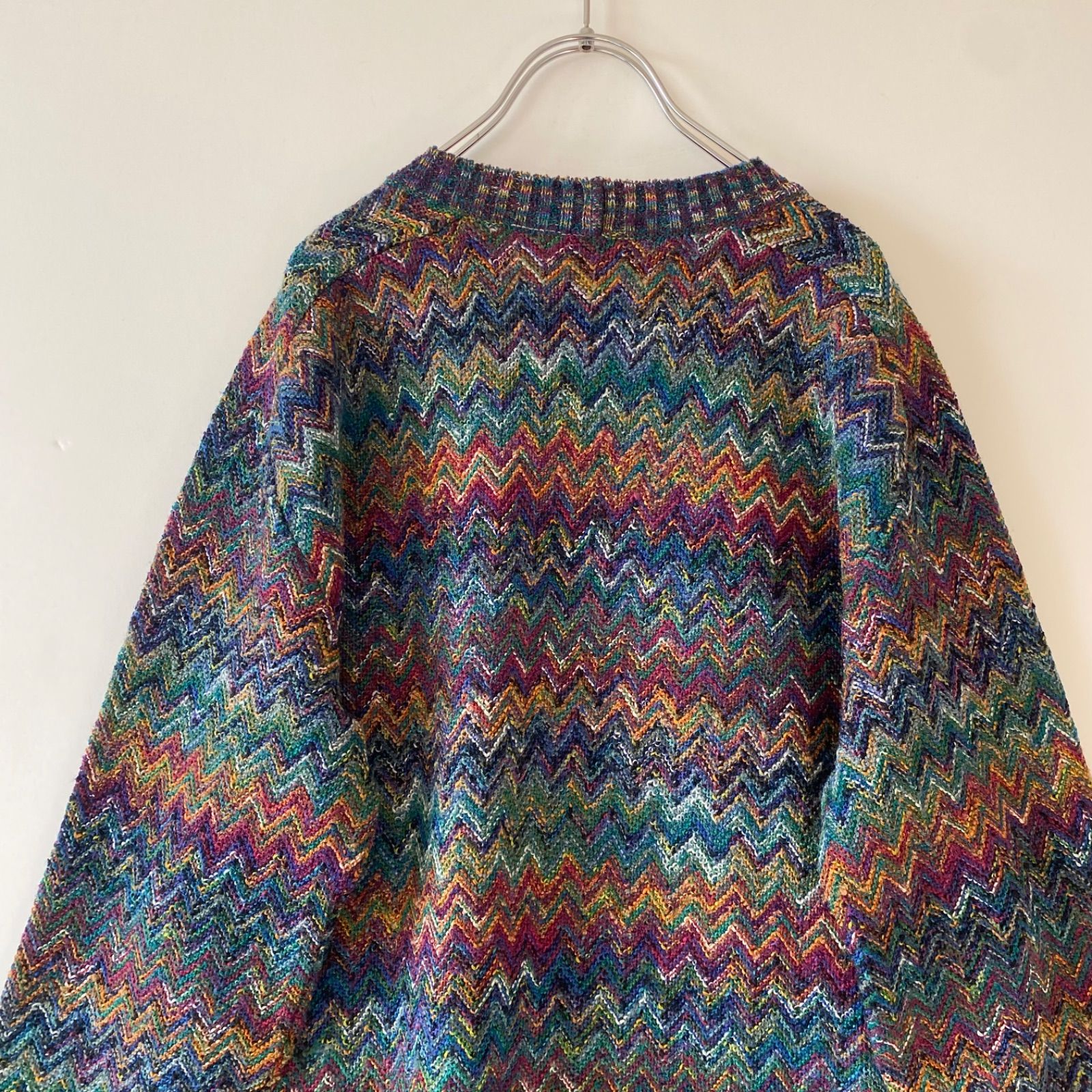 MISSONI ミッソーニ ウール ニット 総柄 カラフル - メルカリ