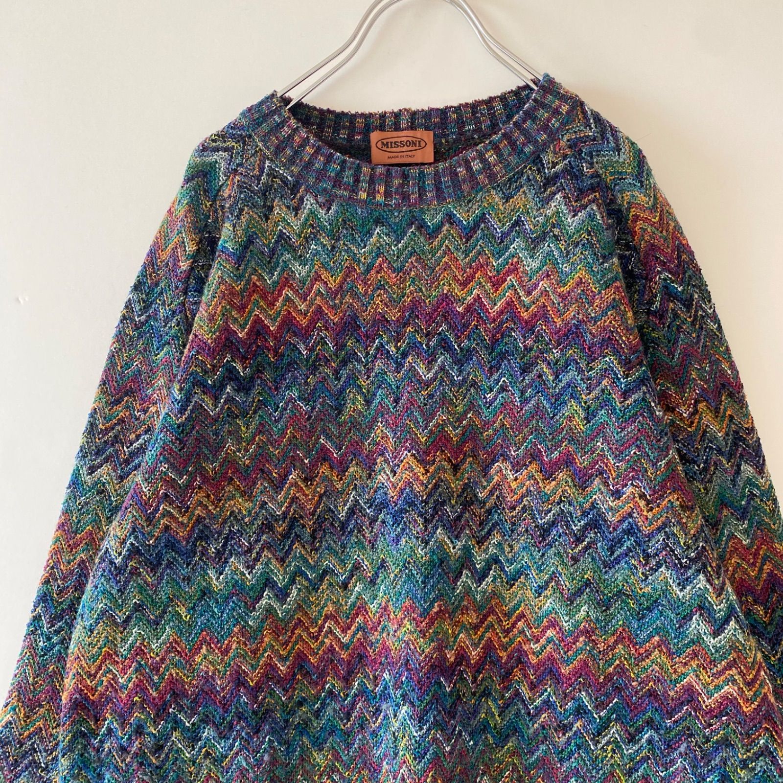 MISSONI ミッソーニ ウール ニット 総柄 カラフル - メルカリ