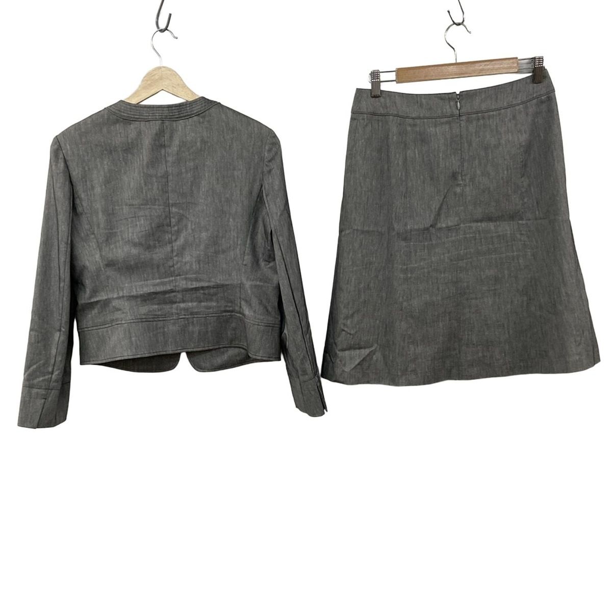 23区 ニジュウサンク スカートスーツ レディース - ダークグレー