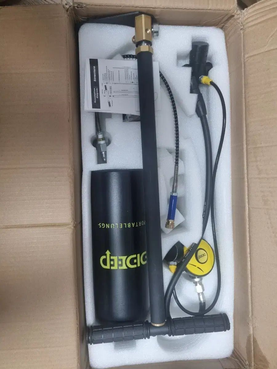 Dideep 携帯用 ダイビング 設備と空気 圧縮機です バレルとは 2 L