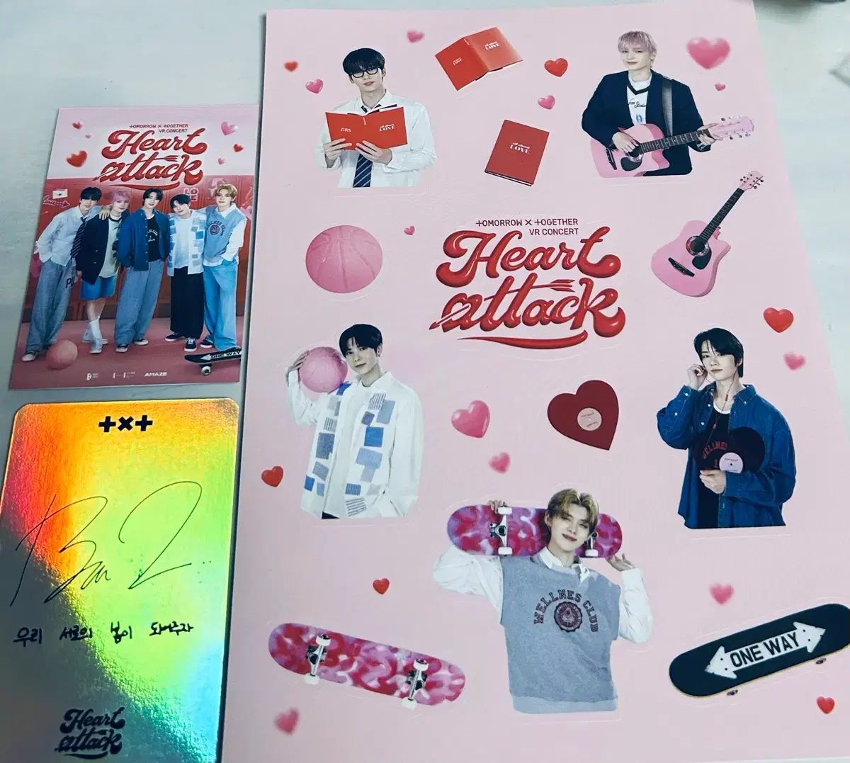 TOMORROW X TOGETHER TXT ボムギュ BEOMGYU vr ハートアタック コンサート ステッカー