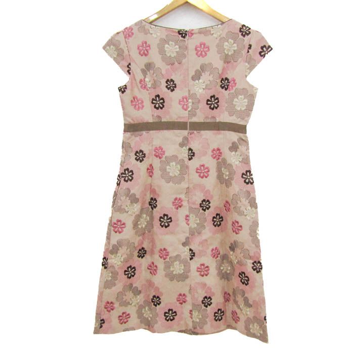 【美品】TOCCA トッカ 総刺繍レースタッチワンピースフレンチスリーブ 日本製 美品】TOCCA トッカ 総刺繍レースタッチワンピースフレンチスリーブ