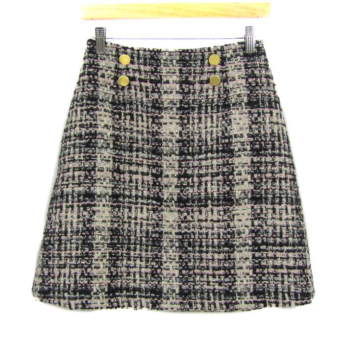 トッカ ミニスカート ボトムス ツイード チェック柄 未使用品