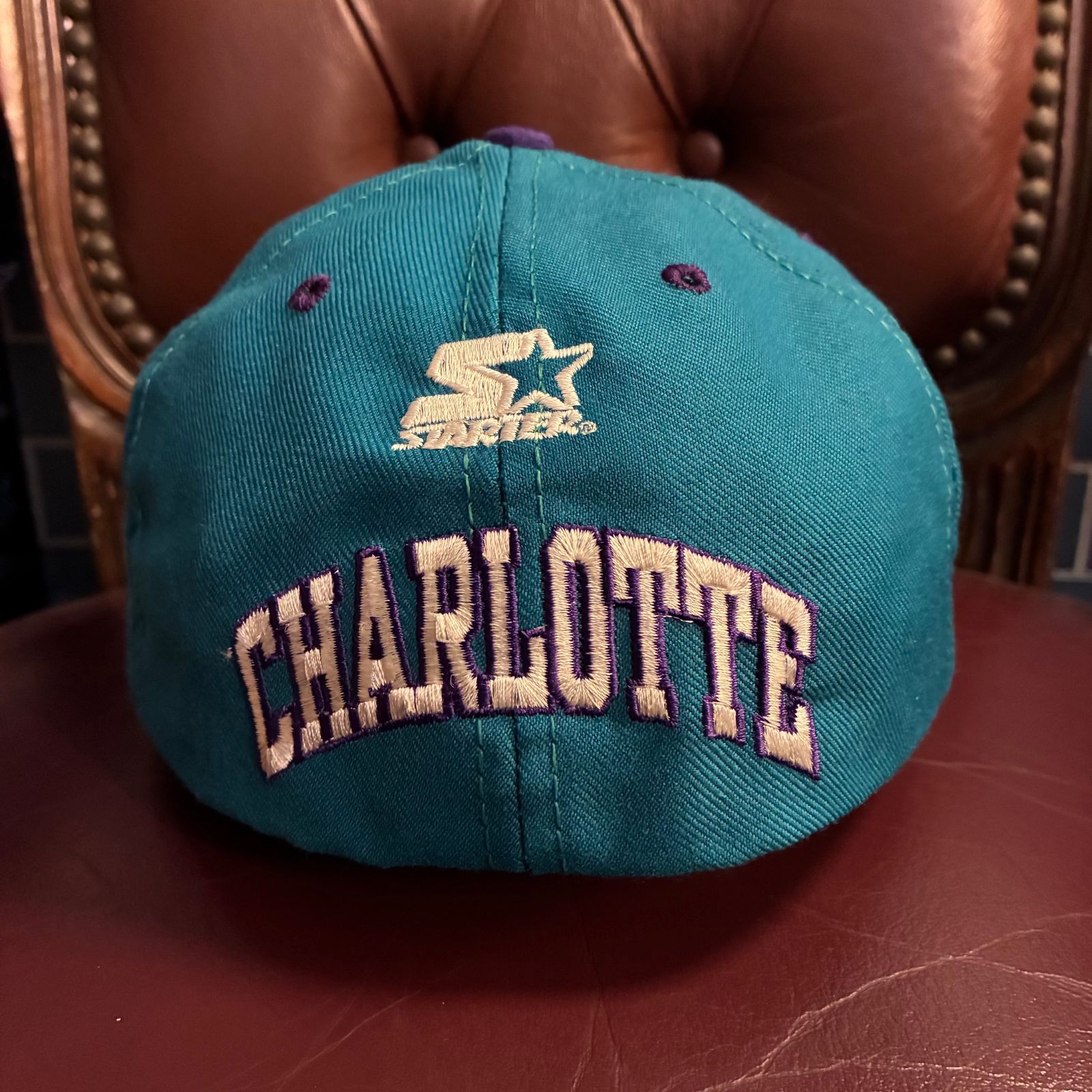 激レア MADE IN USA製 90s STARTER THE NATURAL × NBA CHARLOTTE