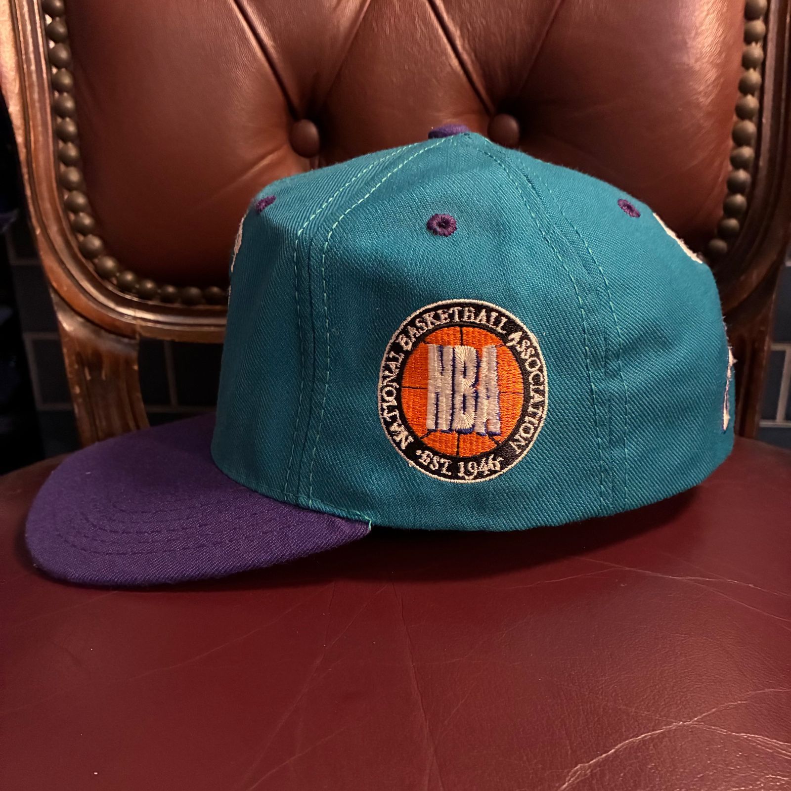 激レア MADE IN USA製 90s STARTER THE NATURAL × NBA CHARLOTTE 