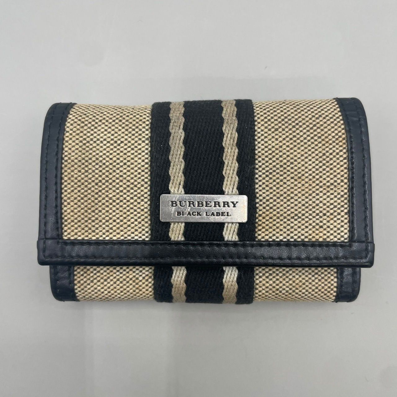 良品 BURBERRY BLACK LABEL バーバリーブラックレーベル キーケース 5