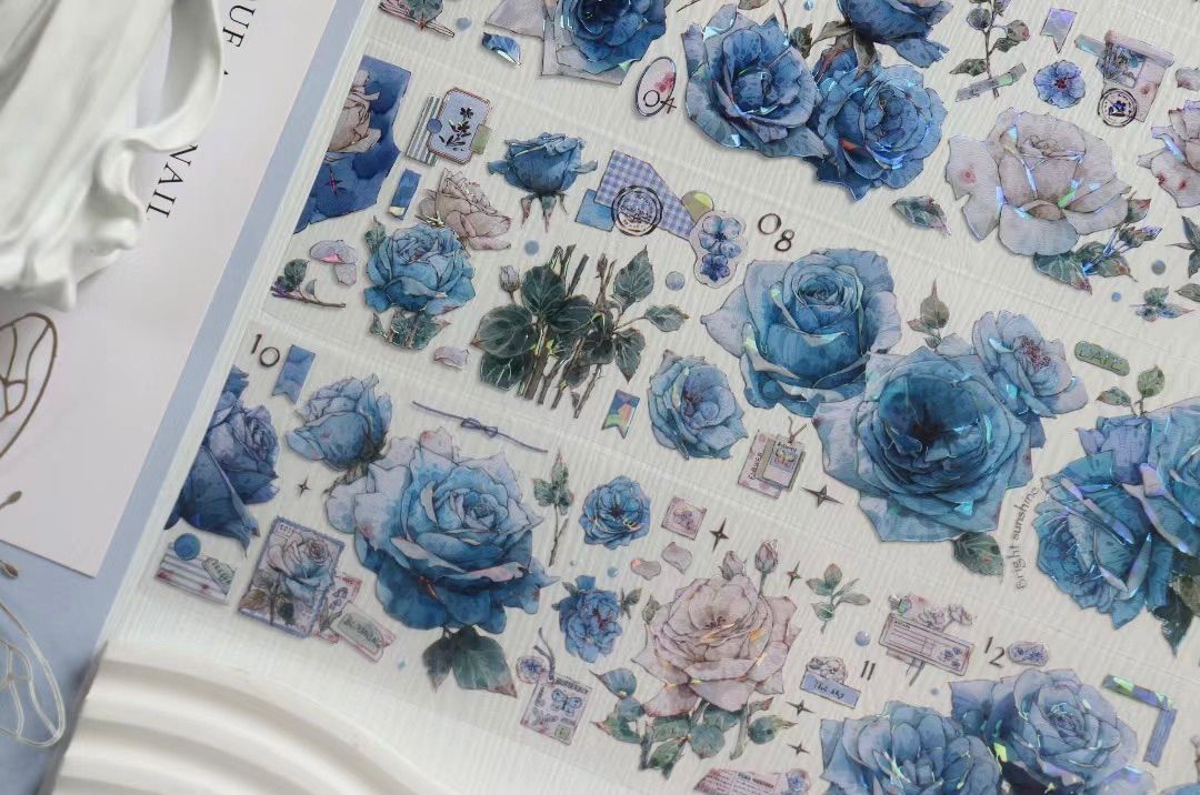 2510164 薔薇之森 海外マスキングテープ巻き売り フラワー花 - メルカリ