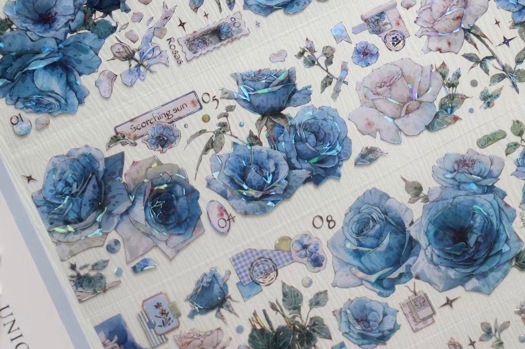 2510164 薔薇之森 海外マスキングテープ巻き売り フラワー花 - メルカリ