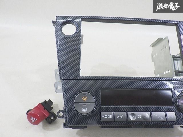 スバル 純正 BP5 レガシィ エアコン パネル 2DIN 社外ナビ用
