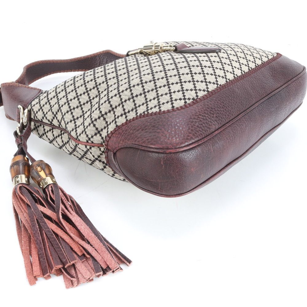 新品同様 グッチ ディアマンテ ニュー ジャッキー バンブー チャーム