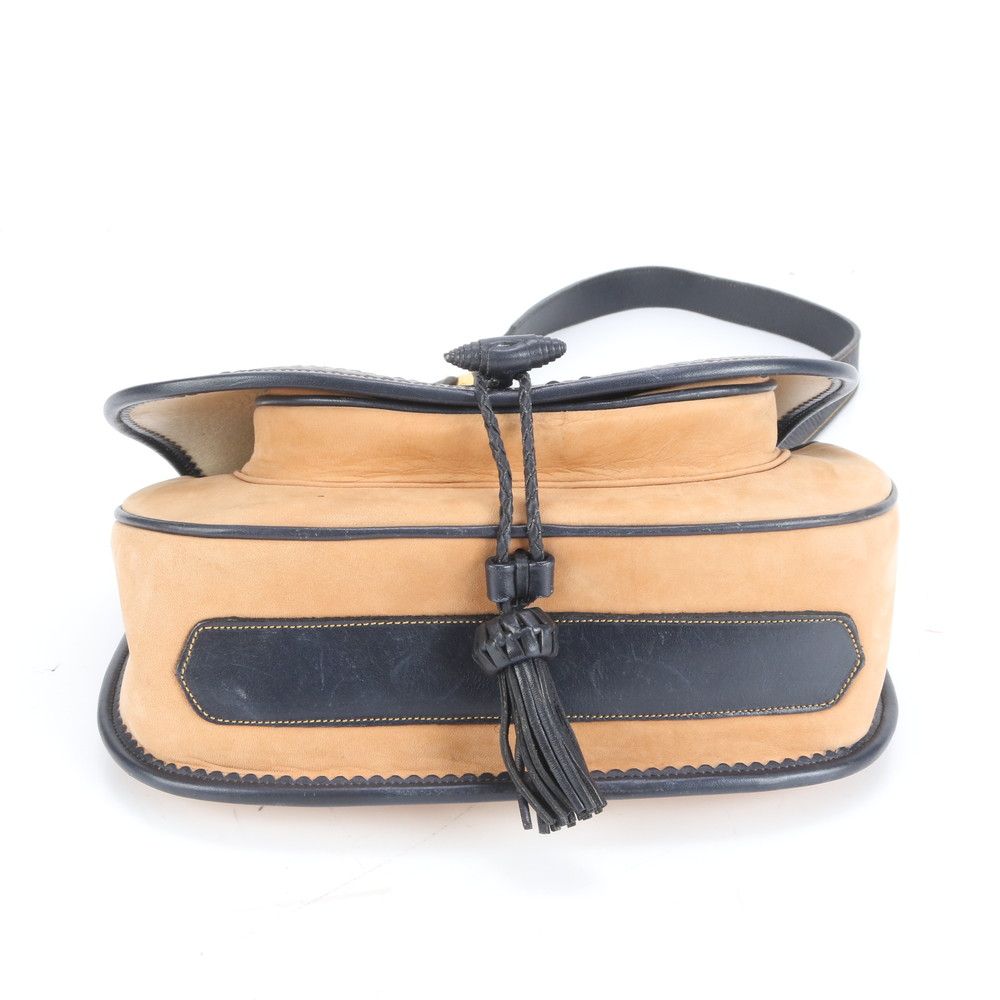 極美品 ヴィンテージ ロエベ アナグラム セビリア レザー ショルダー