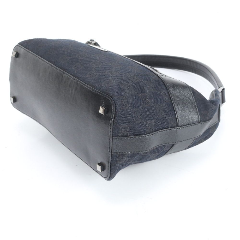 極美品 グッチ GG キャンバス レザー ショルダーバッグ 肩掛け ワン