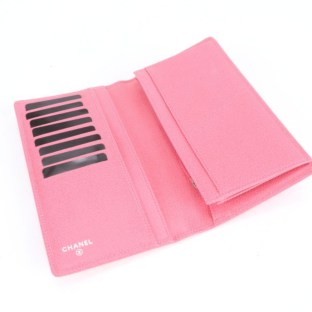 未使用 シャネル ギャランティカード シリアルシール付 レザー 長財布