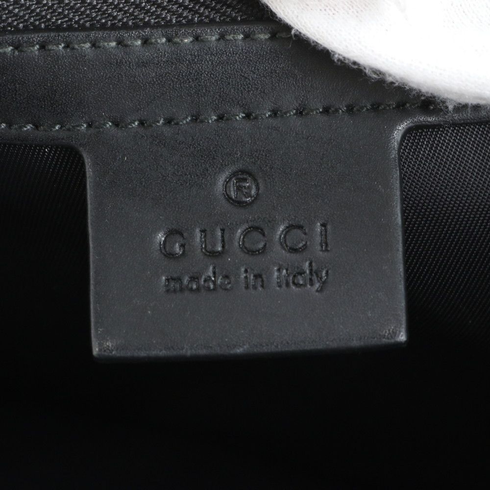 極美品 グッチ GG スプリーム シェリー ライン 456217 レザー 2WAY