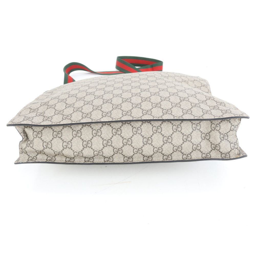 極美品 グッチ GG スプリーム シェリー ライン 456217 レザー 2WAY