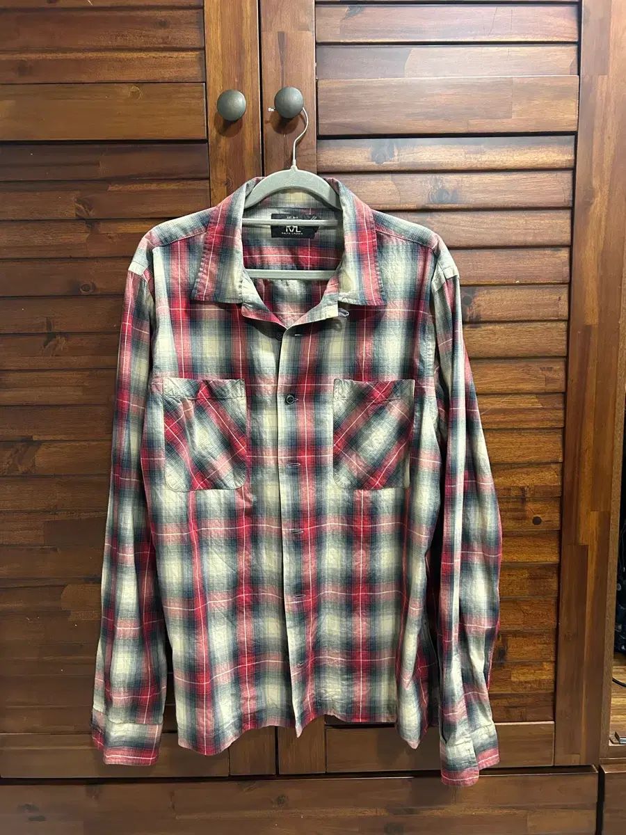 RRL ダブルアールエル キャンプ シャツ ラージ large₍ラージ 100-105