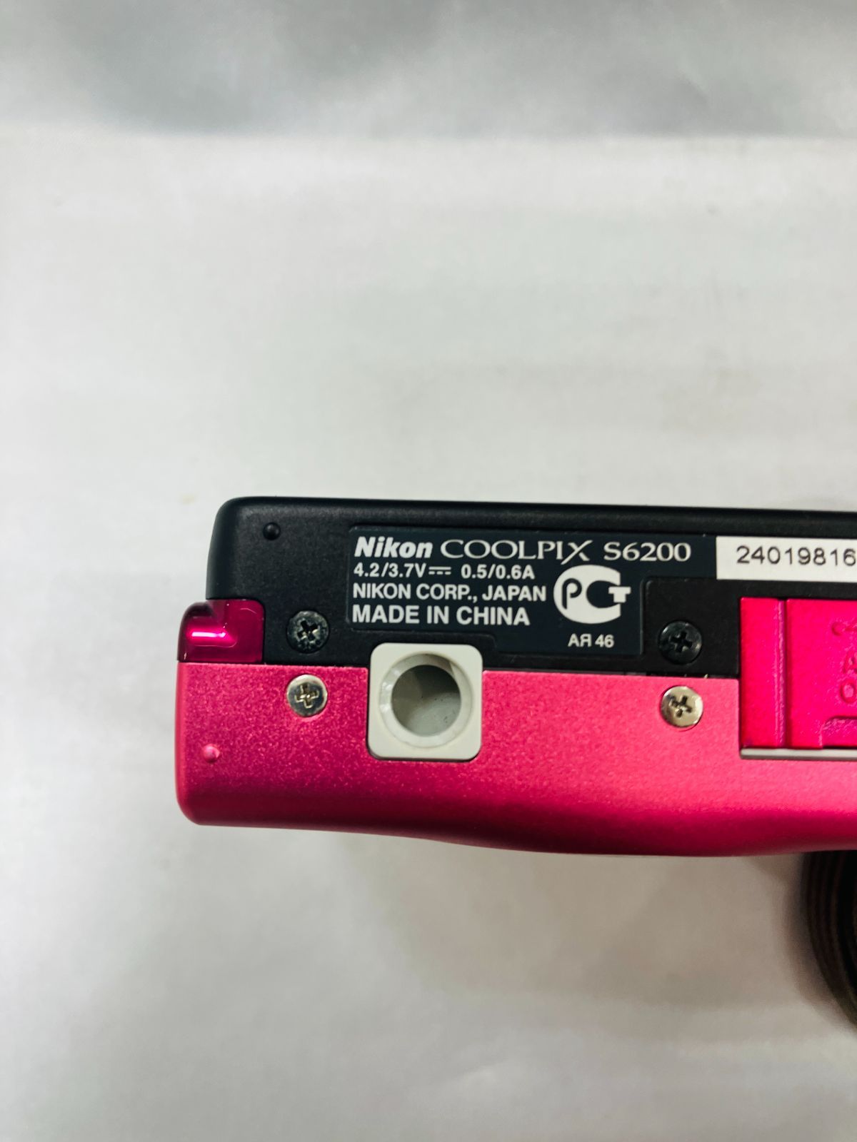 A【美品】Nikon ニコン COOLPIX S6200 ピンク デジタルカメラ - メルカリ
