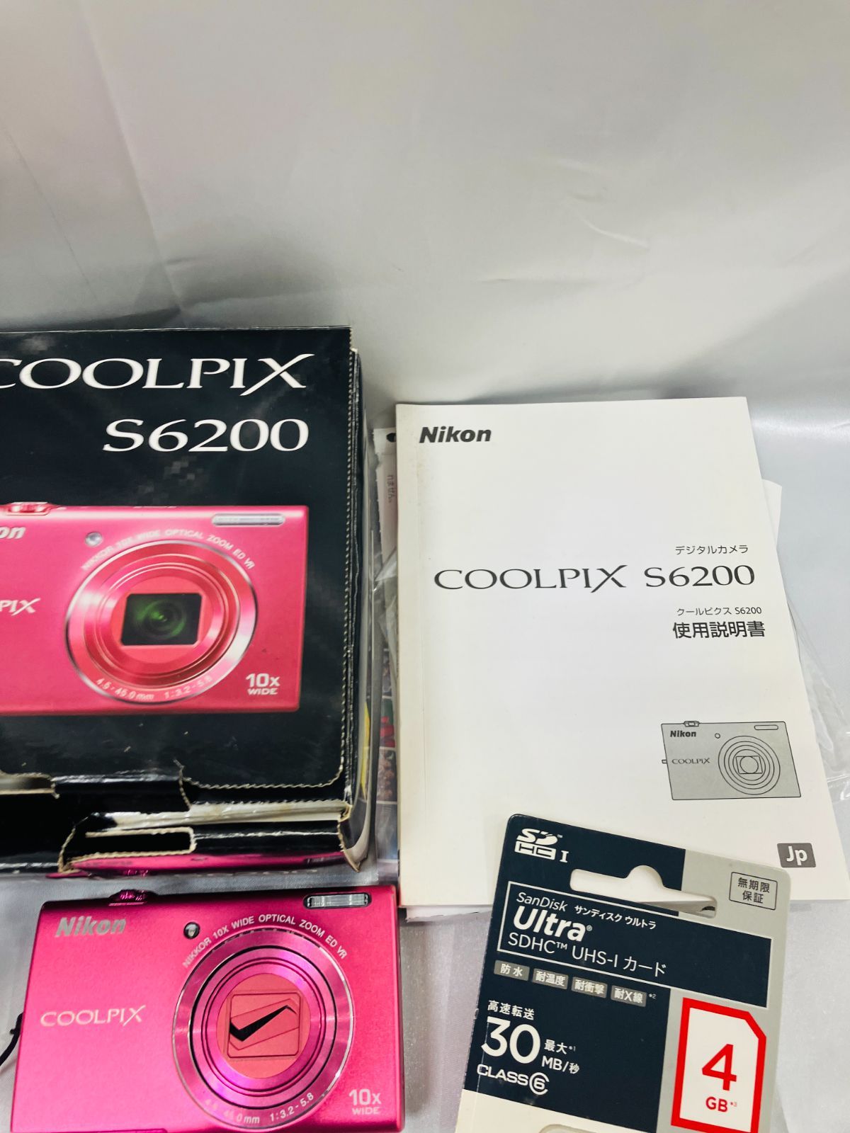 A【美品】Nikon ニコン COOLPIX S6200 ピンク デジタルカメラ - メルカリ