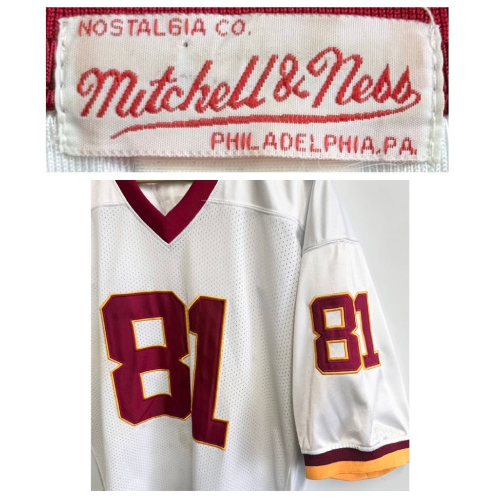 Mitchell&ness ワシントン レッドスキンズ 81 アートモンク NFL ゲーム